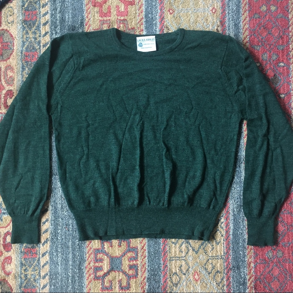 Laura Ashley 100% wool sweater